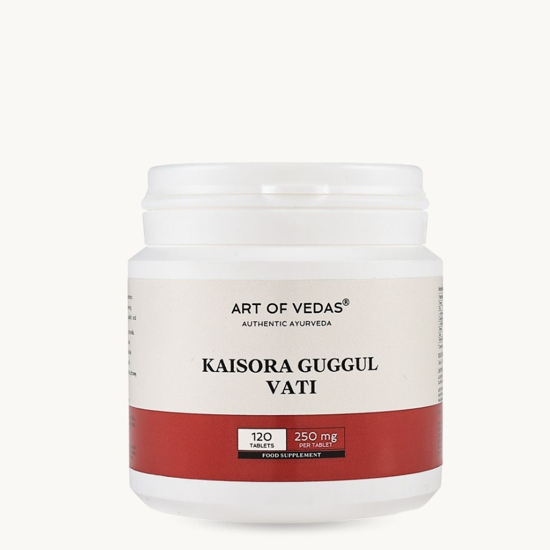 Art of Vedas Kaisora Guggul Vati 120 Tablets - Ayurvedic Supplement for Joint and Skin Health