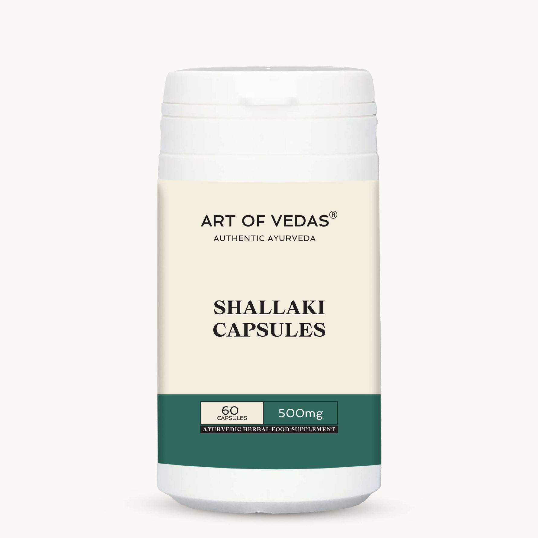 Art of Vedas Shallaki Capsules 60 Capsules 500mg - Ayurvedic Herbal Food Supplement for Joint Health and Mobility