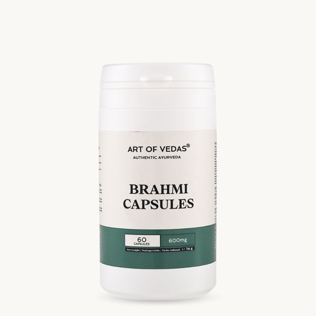 Art of Vedas Brahmi Capsules - Ayurvedic Supplement for Memory and Cognitive Health