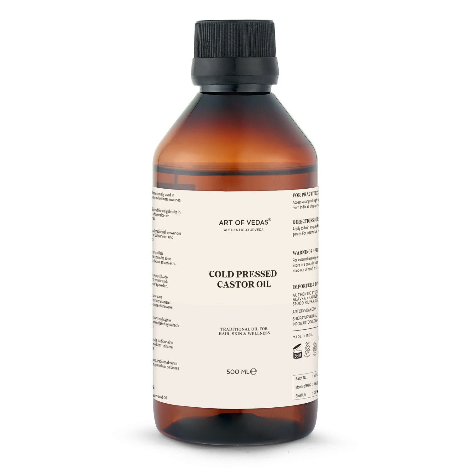 Biologische Ricinusolie 500ML