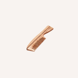 Indulge your hair in the nourishing benefits of Art of Vedas Neem Wood Comb, a natural comb infused with neem oil's anti-inflammatory properties that promotes hair growth, prevents dandruff, and leaves your hair feeling silky and smooth.