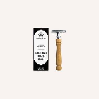 Premium Art of Vedas Safety Razor - Effortless Precision for a Smooth and Gentle Shave