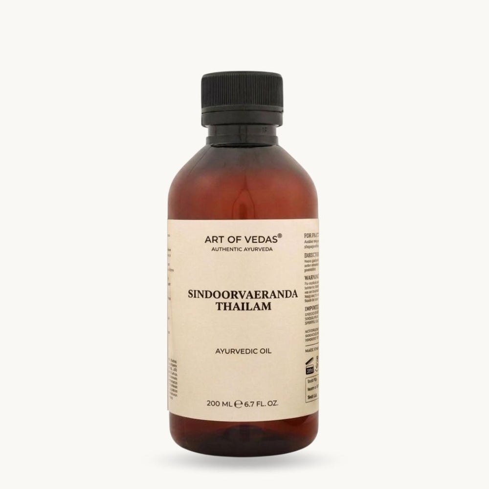 Art of Vedas, Sinduvarairanda Thailam, 200 ml, klassiek ayurvedisch Thailam