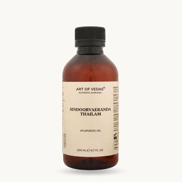 Art of Vedas, Sinduvarairanda Thailam, 200 ml, klassiek ayurvedisch Thailam