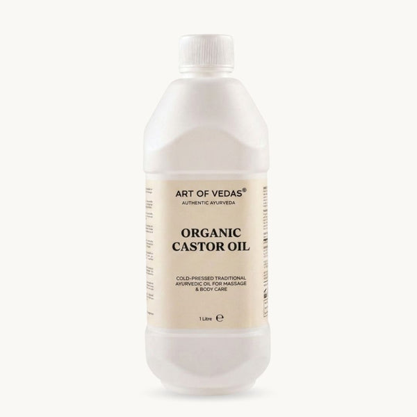 Art of Vedas, Biologische Castorolie, 1 liter, klassieke ayurvedische bereiding